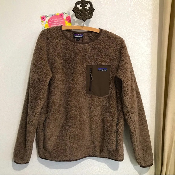 Patagonia Woman’s Brown Classic Retro Slip on Sweatshirt Sz M - Picture 3 of 12